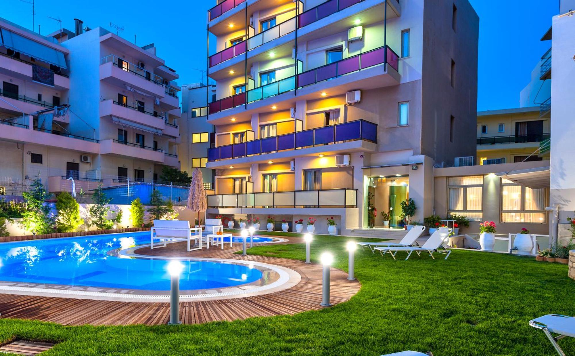 ريثيمنو Leonidas Hotel & Apartments المظهر الخارجي الصورة